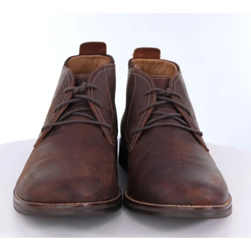 Cole Haan Ogden Stitch $180 Men's Chukka Boots Size 13 M Leather Brown C29881